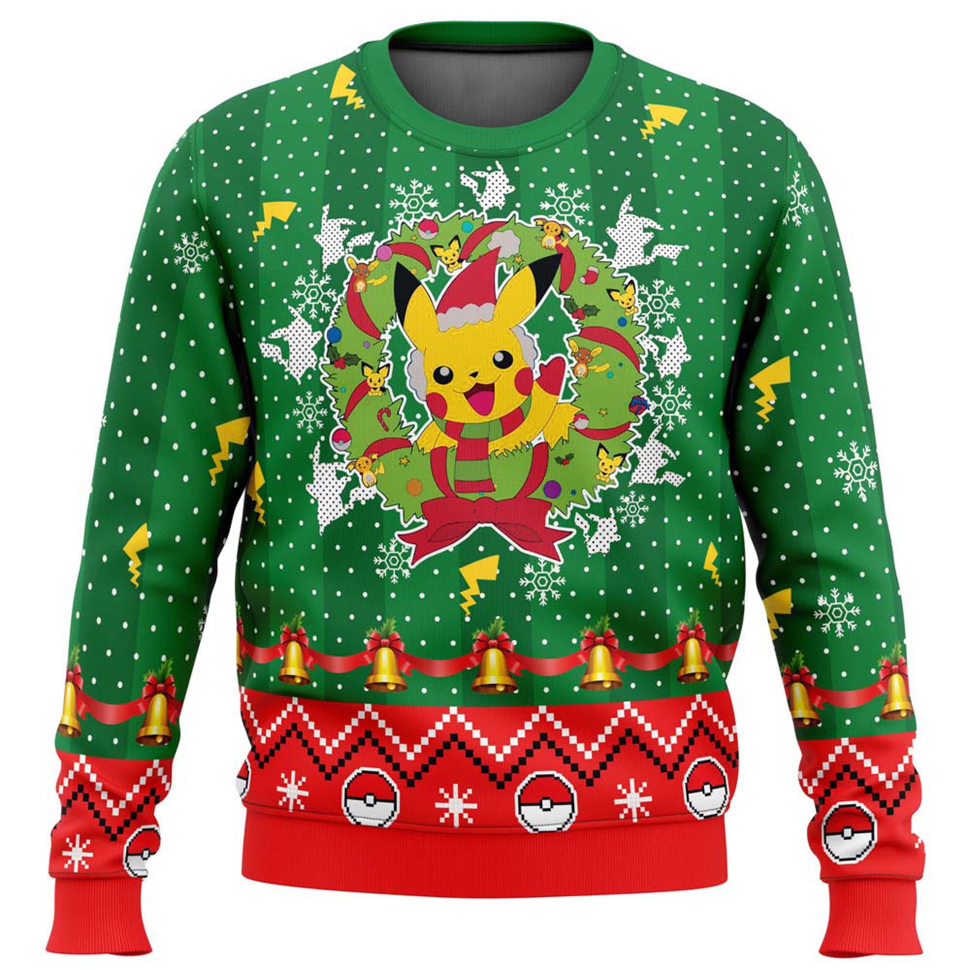 Unisex Anime Ugly Christmas Sweater TeeThreads Sustain the Scene with Custom Apparel