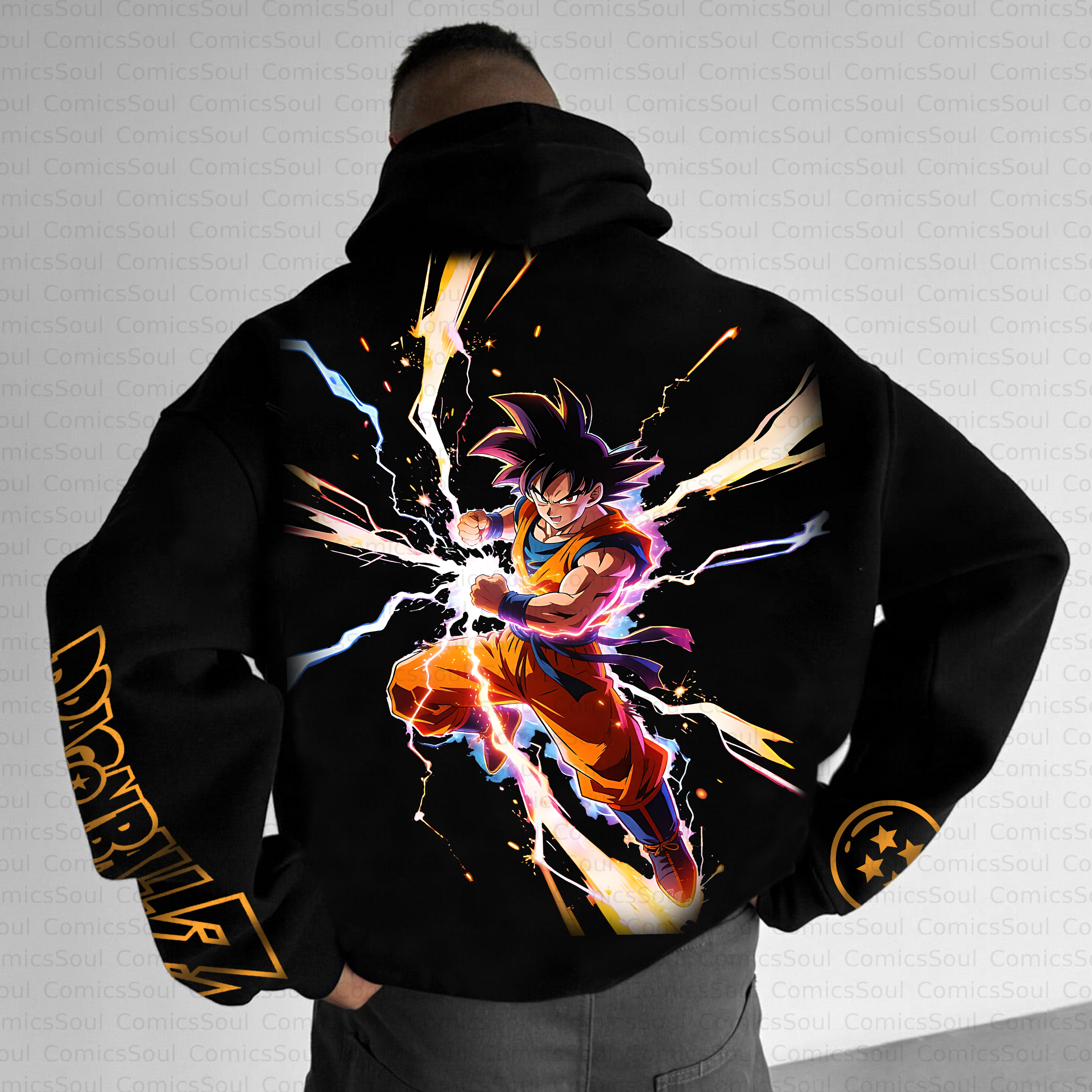Unisex Anime Inspired Vintage Plush Hoodie