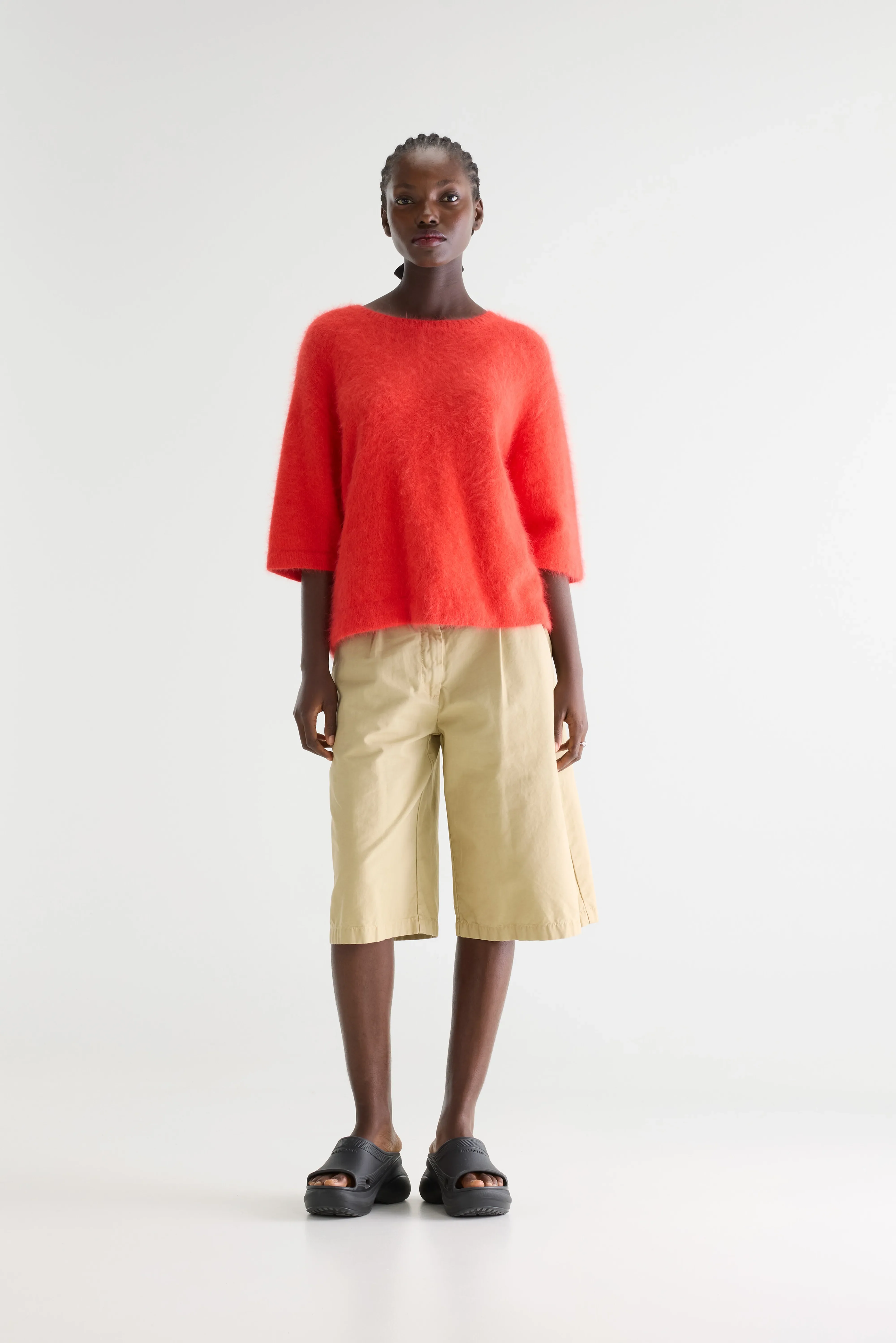 Bellerose Dime angora-blend sweater (261 / W / SALSA)