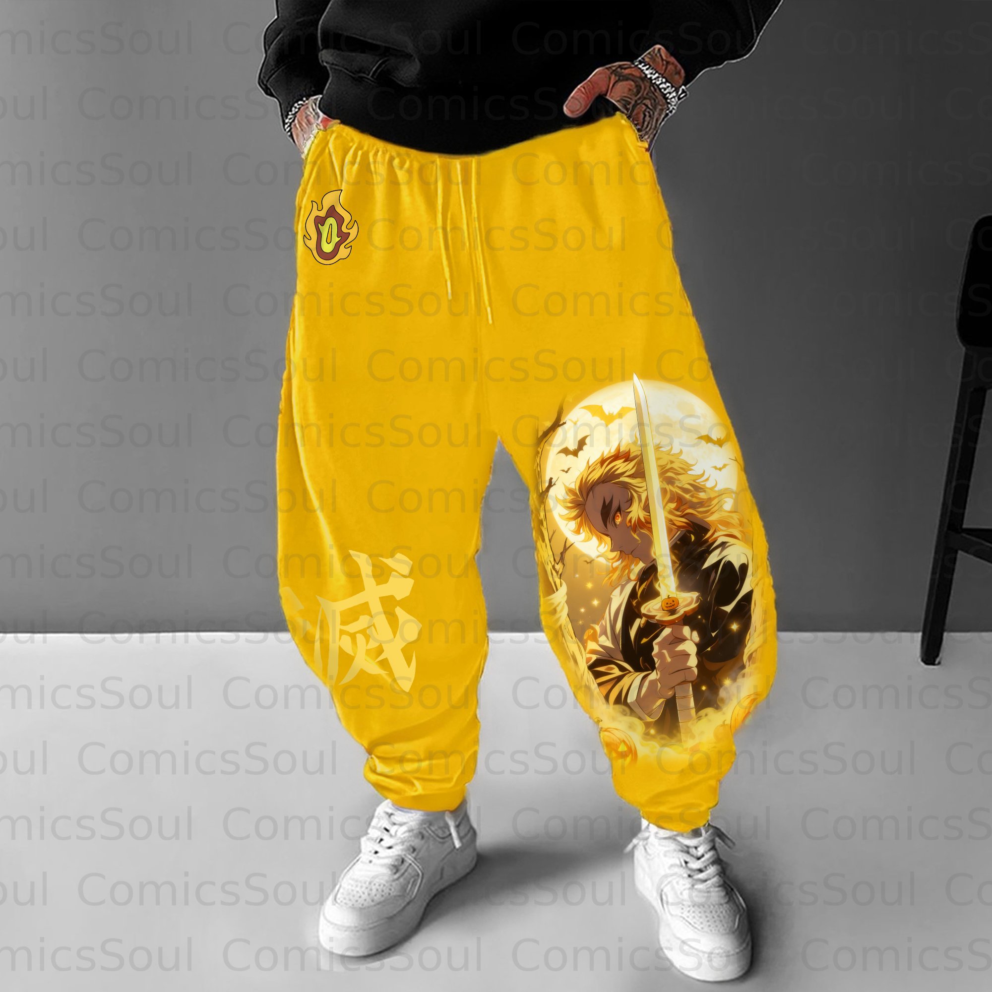 Unisex Halloween Anime Inspired Vintage Pants