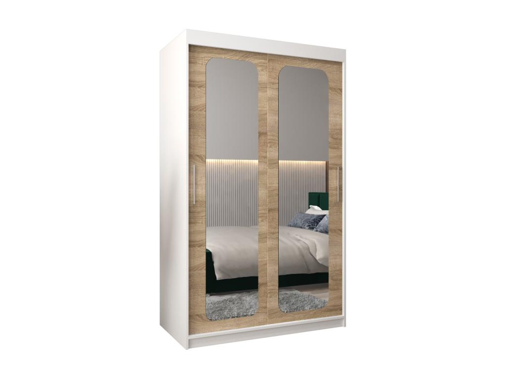 ARMARIO T3 DE PUERTAS CORREDERAS 200/120/62 2 puertas blanco/Nestliq