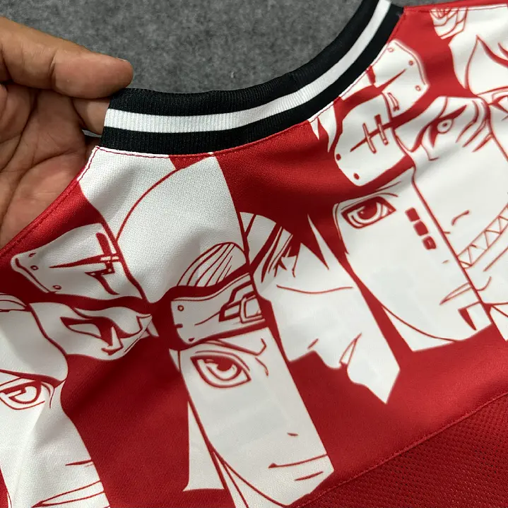 Naruto Anime Football Jersey TeeThreads Sustain the Scene with Custom Apparel