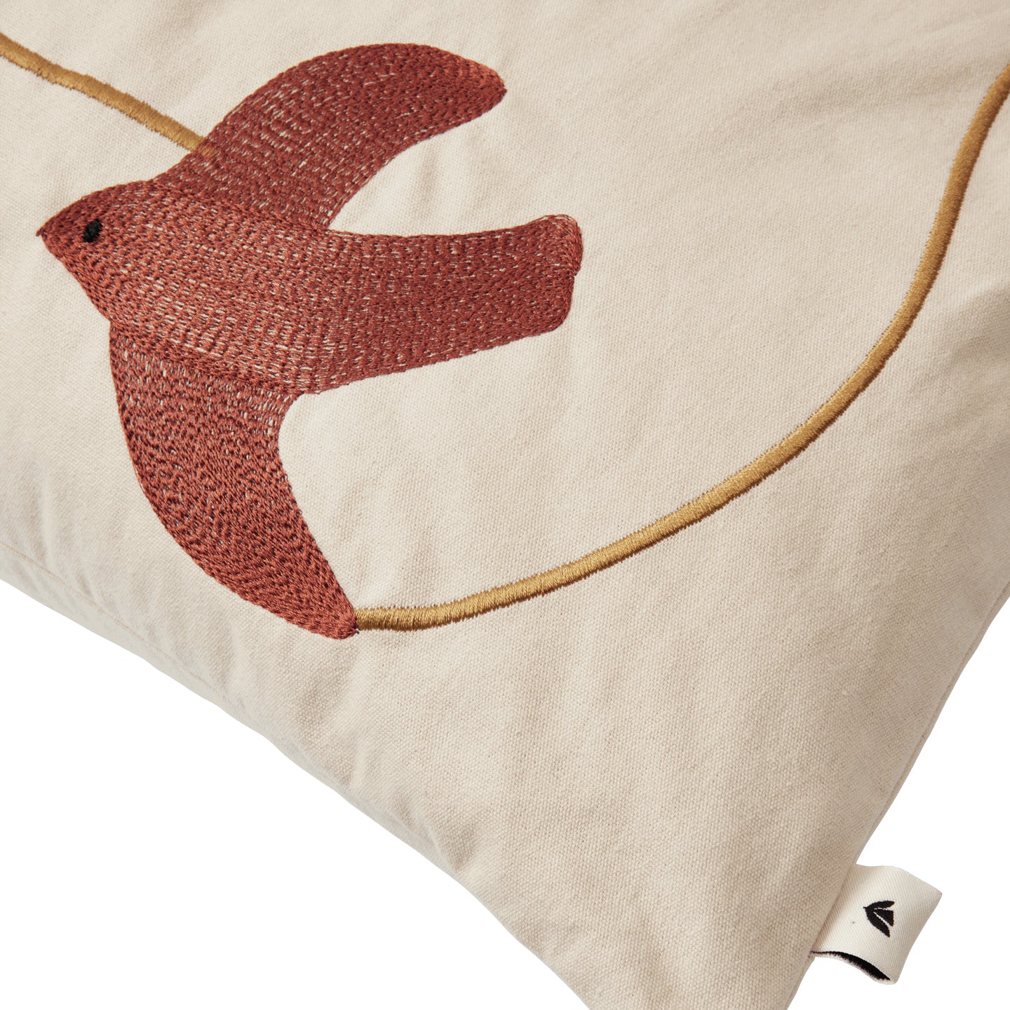Ferm Living Swif Bird Kussenhoes - 60 x 40 cm