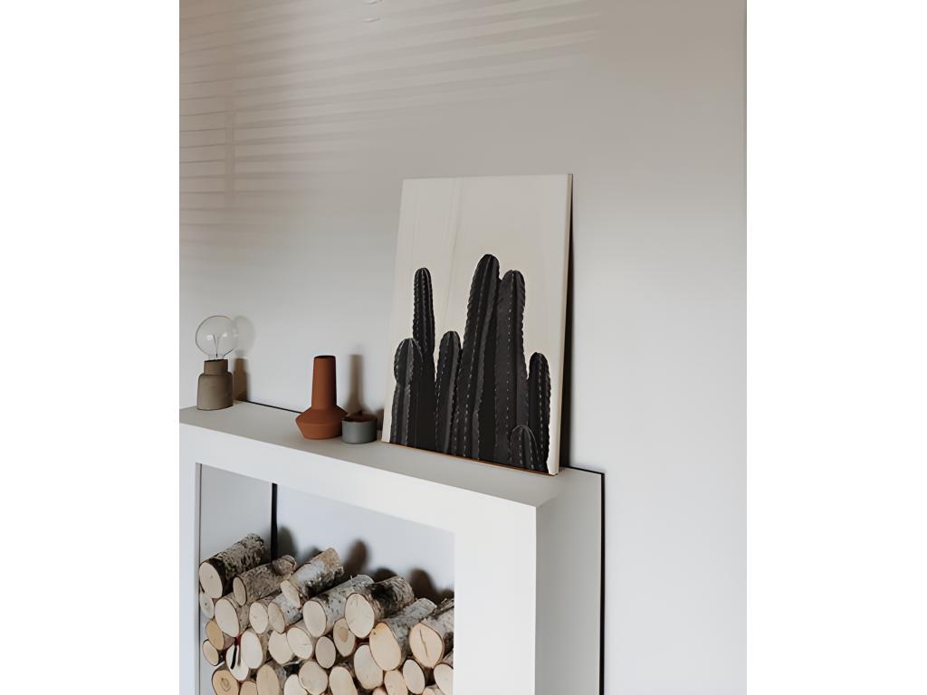 Cuadro de madera Cactus