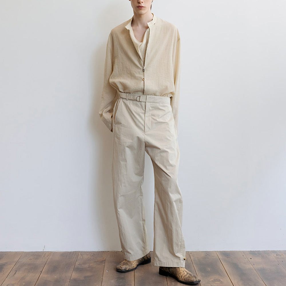 Le 17 septembre - Pantalon Elastique Ajustable - Beige