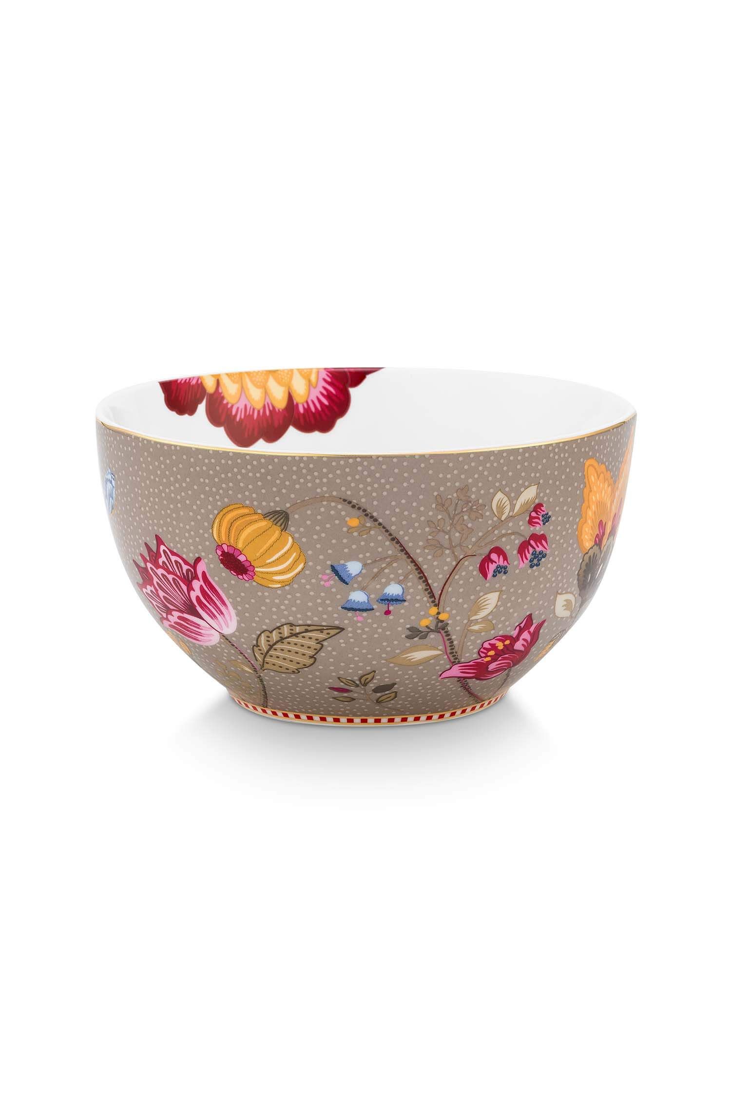 Bowl Blooming Tales Fantasy Khaki 15cm