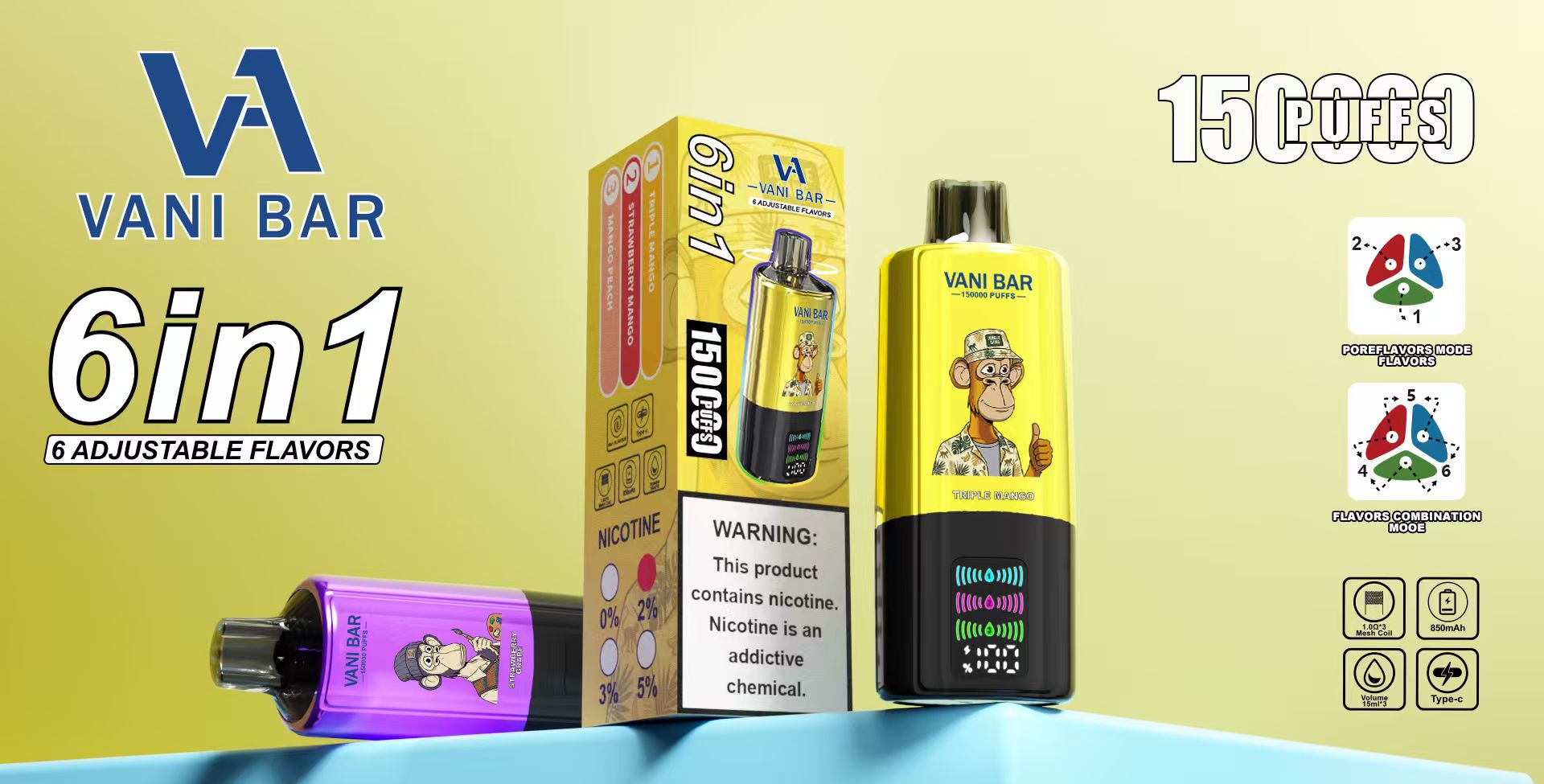 Vanibar Vape Details