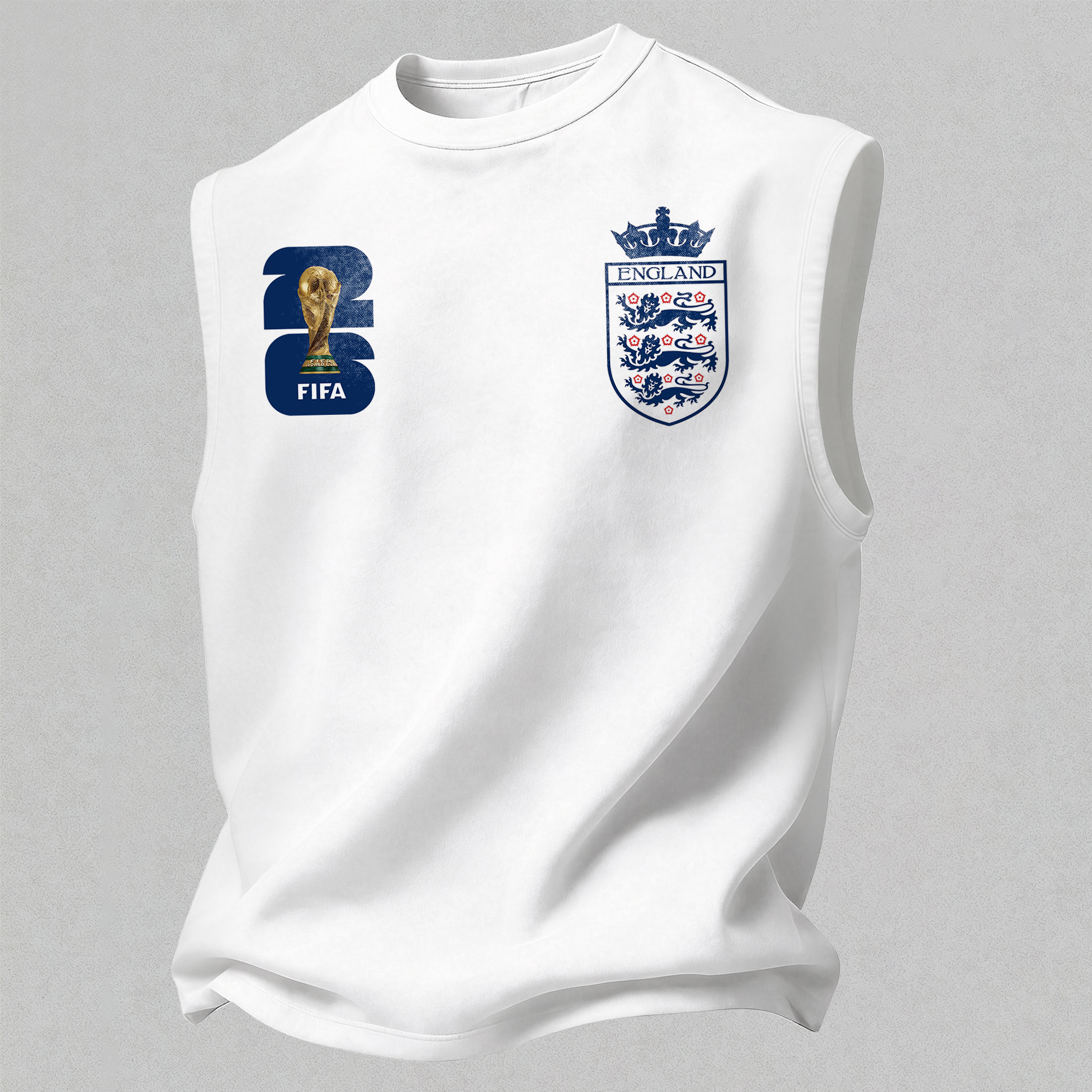 Three Lions Shield Graphic Print Men's Tank