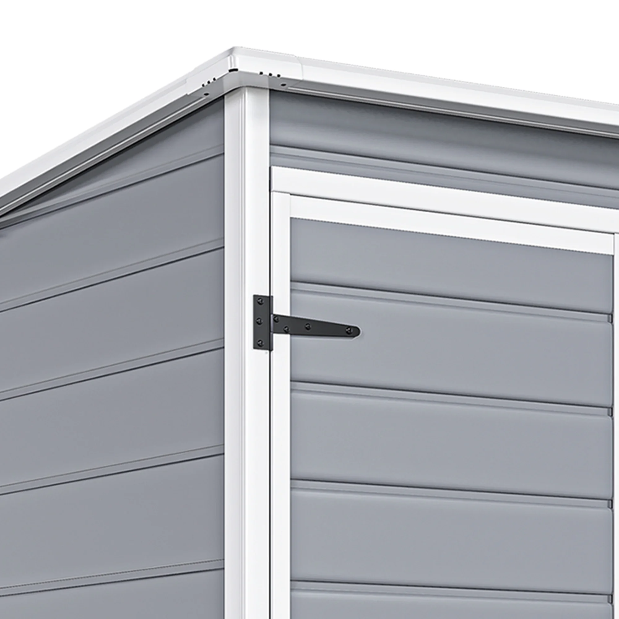Uforic Resin Outdoor Storage Shed, 5x3 FT with Floor All-Weather Resin Storage Shed with Lockable Door & Window, Waterproof - Image 7