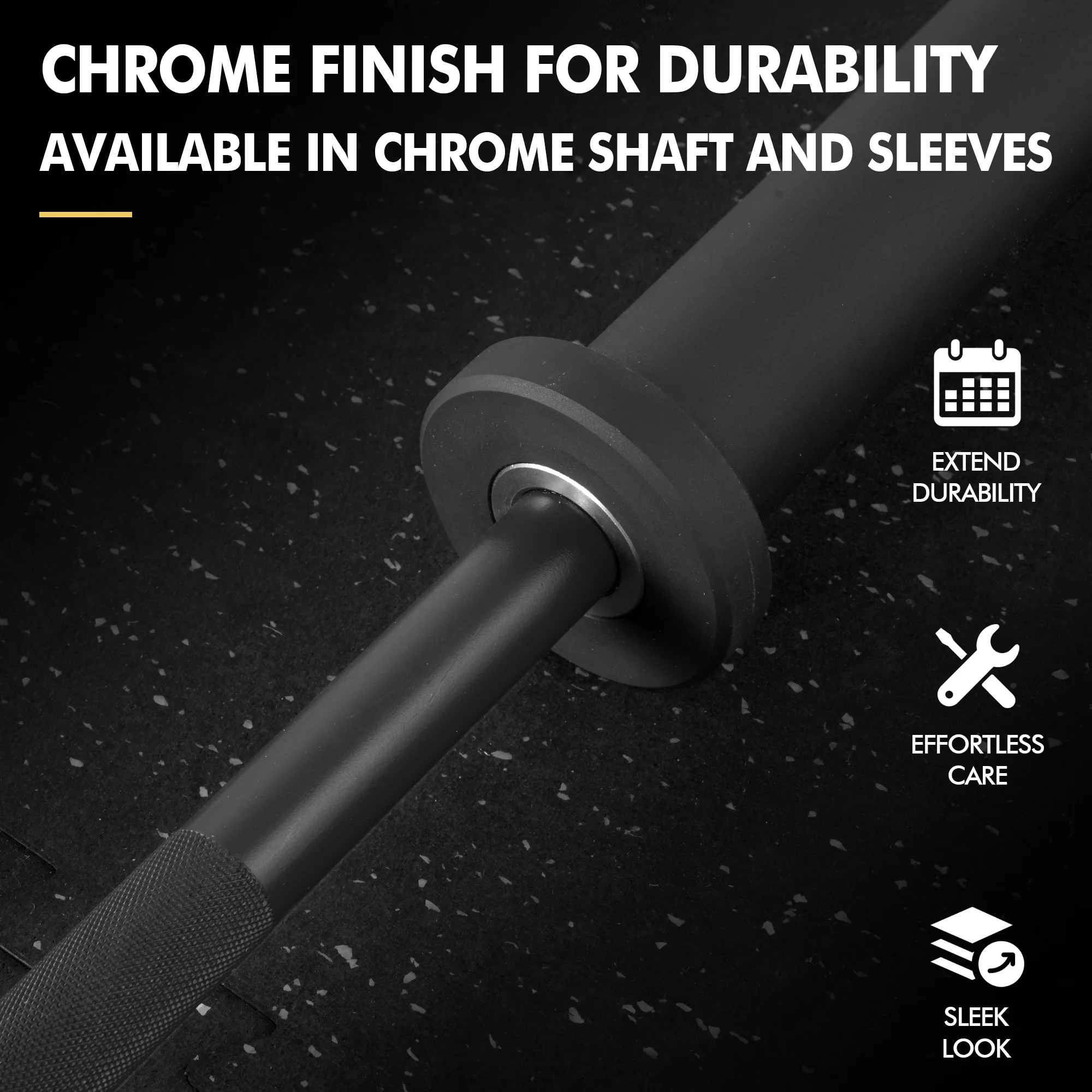 Mikolo 7ft Olympic Barbell, Barbell for Weightlifting and Powerlifting 45lb, Olympic Bar for 1500lbs Capacity, Weight Bar Fit 2-?Standard Weights - Image 23