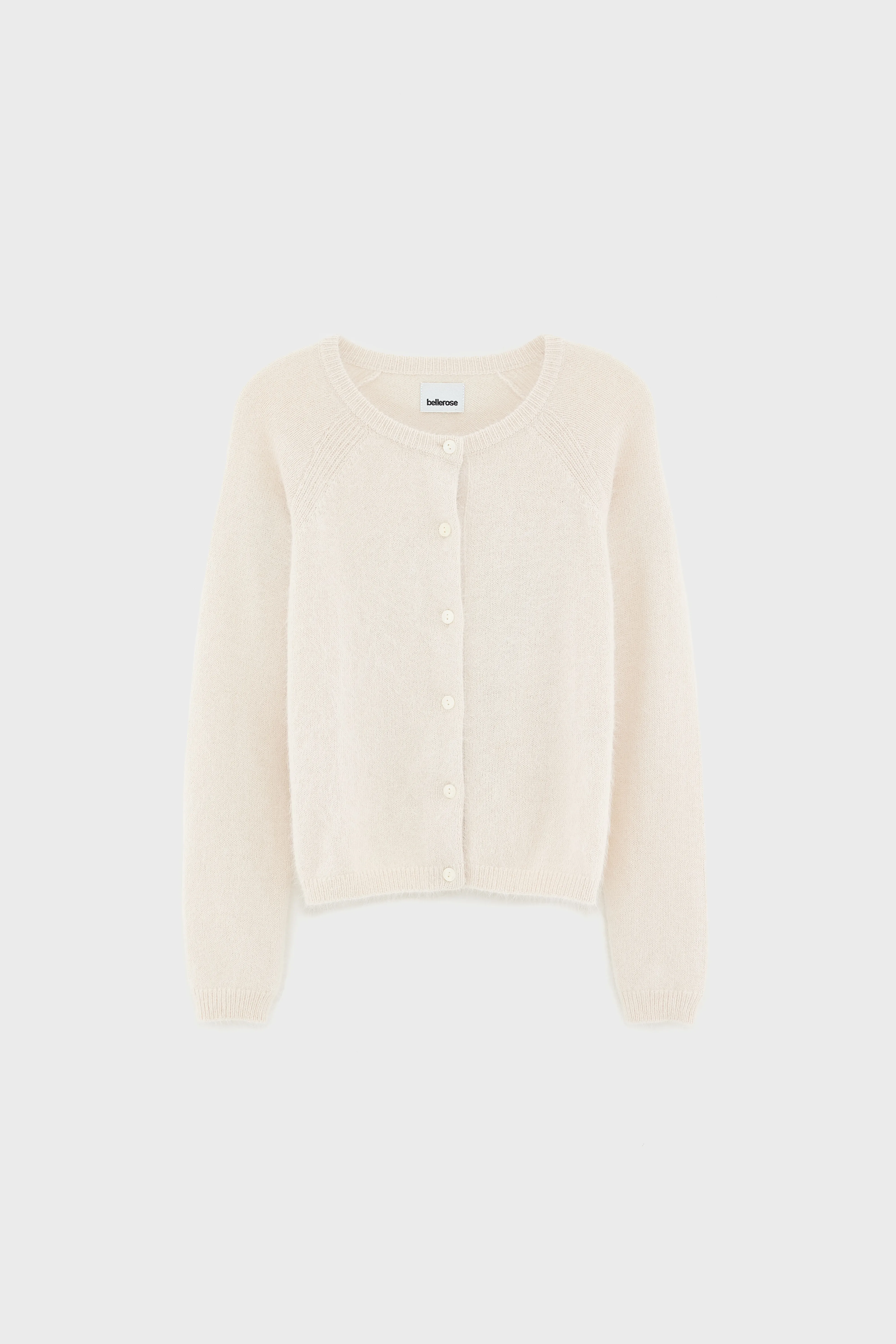 Bellerose Datair angora-blend ecru cardigan (252 / W / PARCHEMIN)