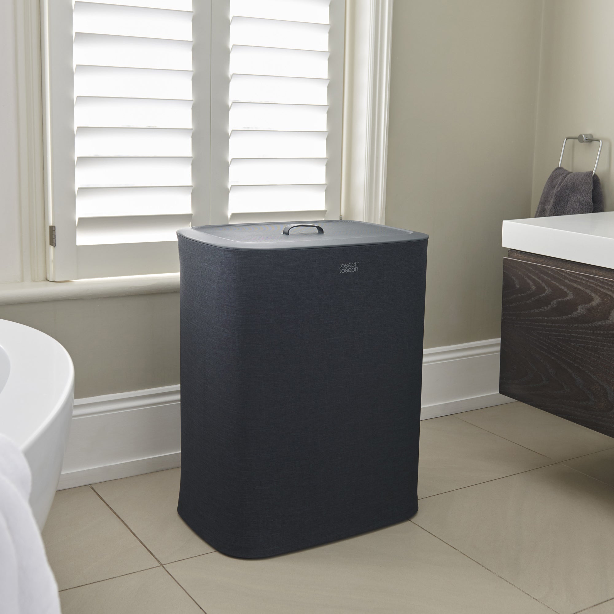 Joseph Joseph Tota Duo Wasmand 90 L - Carbon Black