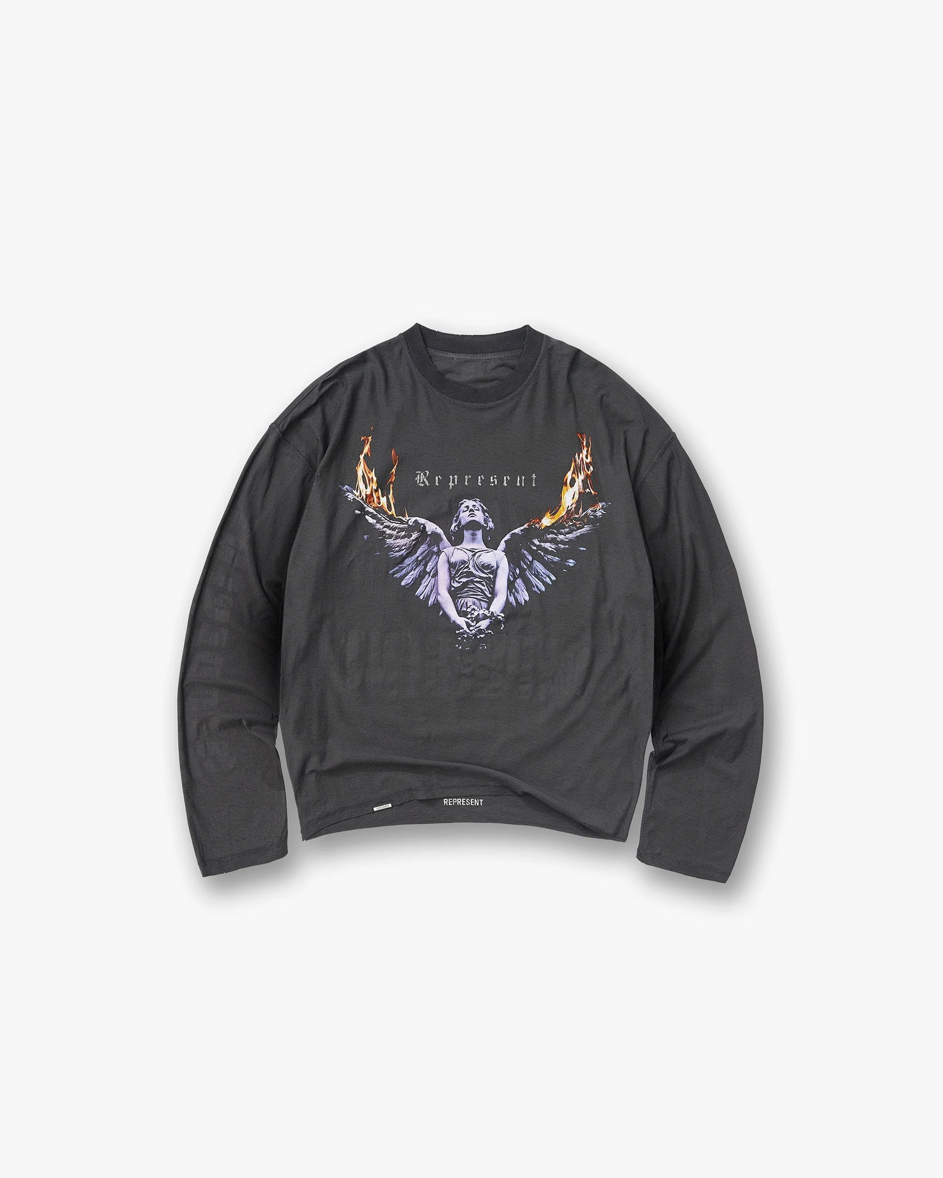 Reversible Living Legacy Tour Long Sleeve T-Shirt - Sun Fade Grey