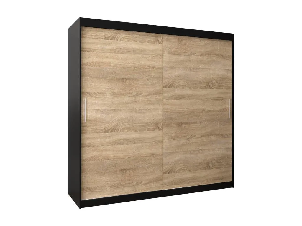 Armario Jmmhogar de puertas correderas 200/200/62 2 puertas (negro/Jmmhogar)