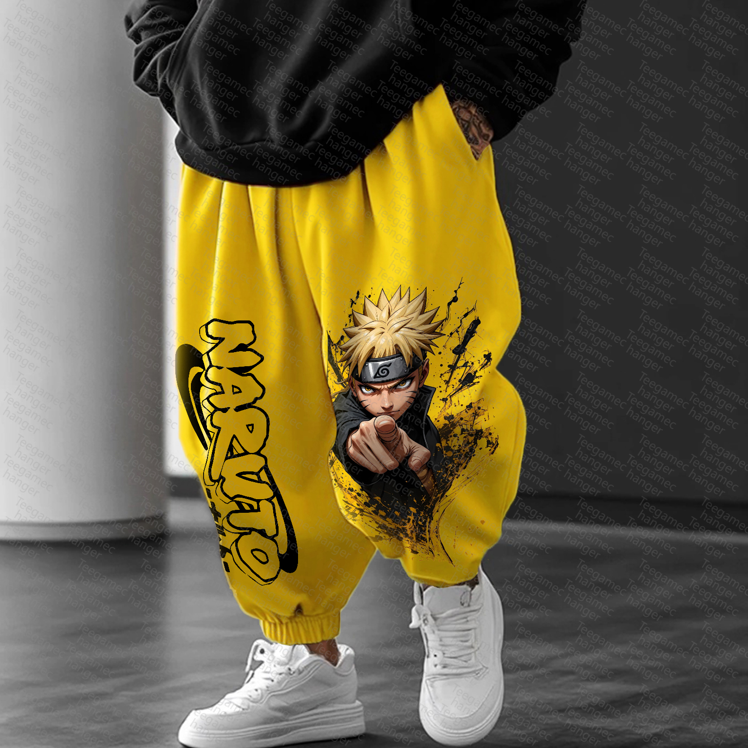 Unisex   Casual Anime Streetwear Pants