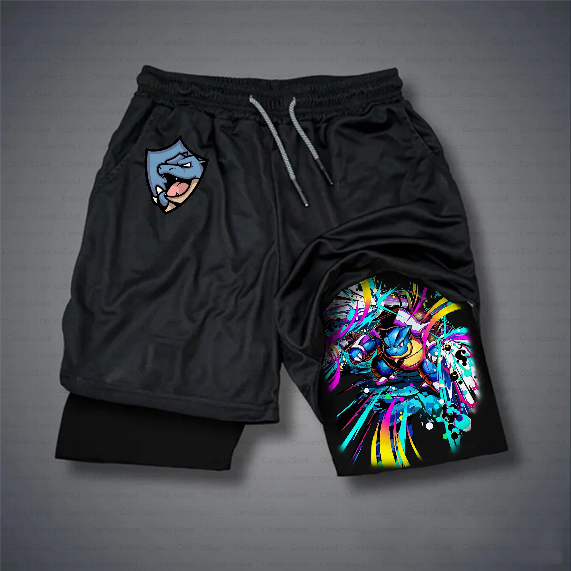 Unisex Casual Anime Streetwear Gym Shorts