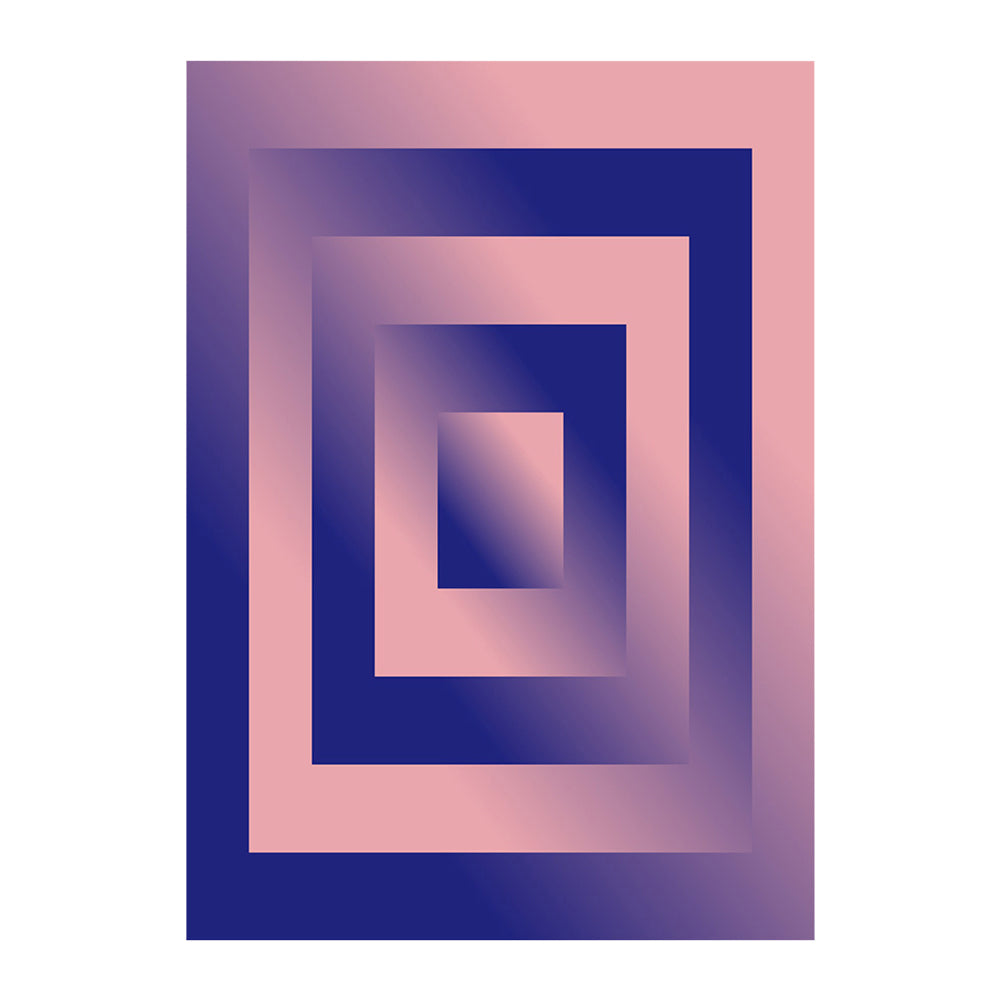 Paper Collective Absorb 06 Poster 30 x 40 cm - Purple / Blue