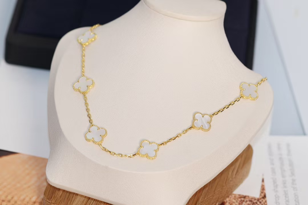 VCA Vintage Alhambra Necklace, 10 Motifs - Original Replica Club
