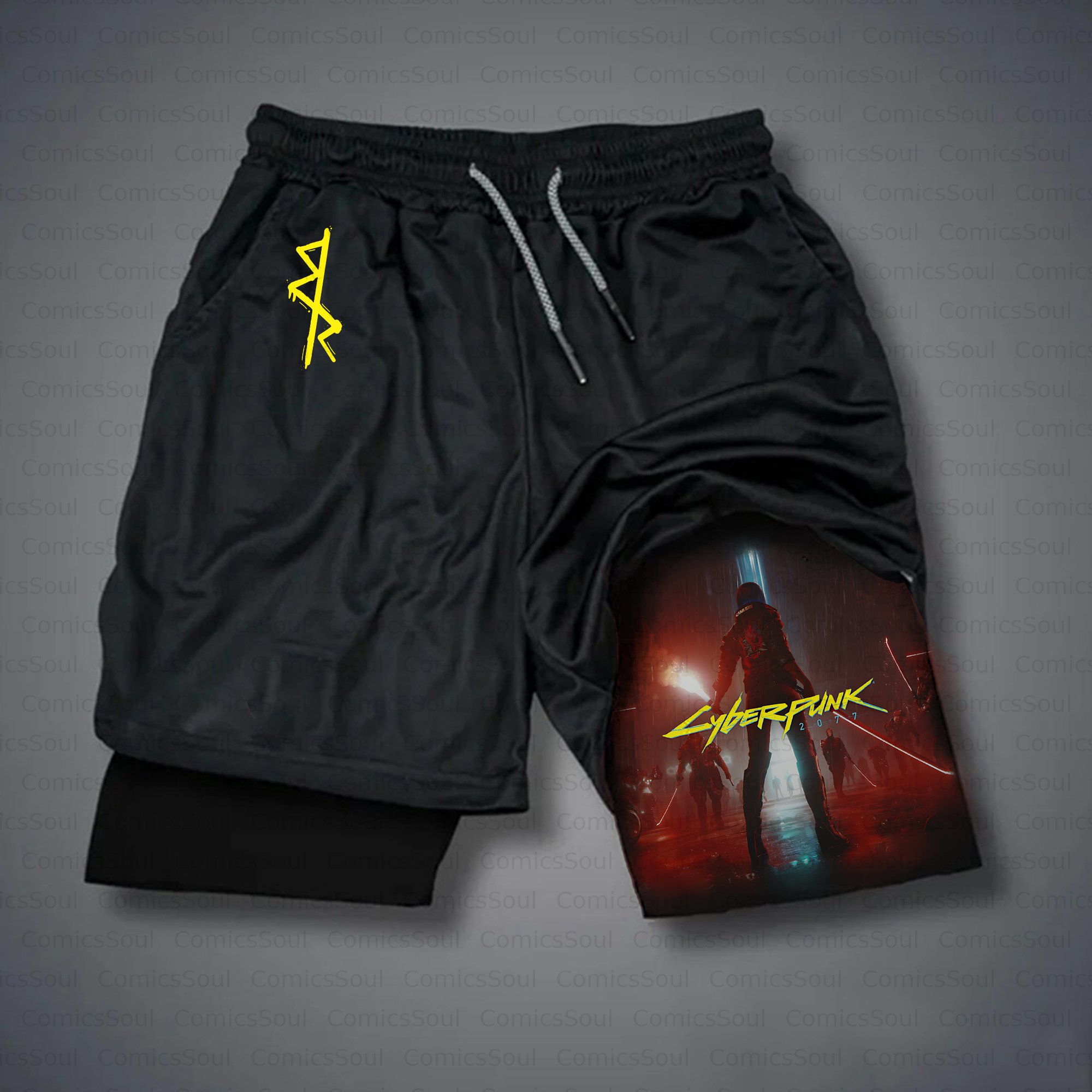 Unisex Casual Anime Style Shorts