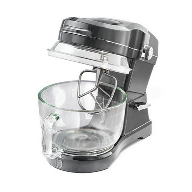 Elite Ovation 5 qt. 10-Speed Grey Stand Mixer with Flat Beater, Dough Hook, and Wire Whisk