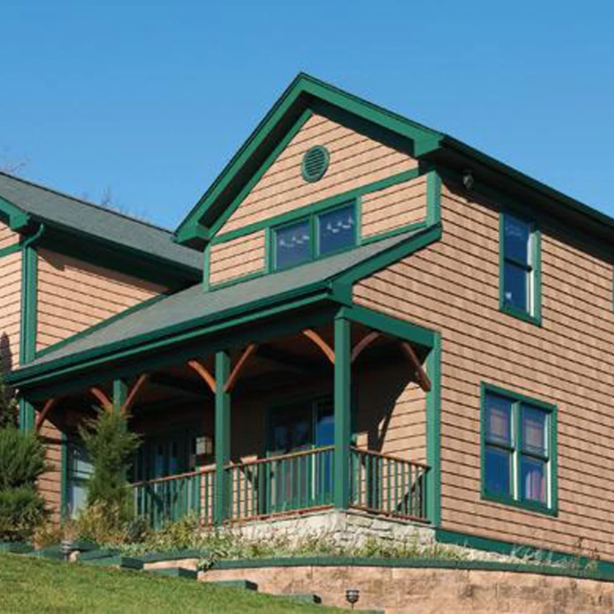 The Foundry Vinyl Perfection Shingles, 7in W X 60 3/4 L, 34 Panels/Carton, 100 Sq Feet, Shadow - 008 - Image 2 The Foundry Vinyl Perfection Shingles, 7in W X 60 3/4 L, 34 Panels/Carton, 100 Sq Feet, Shadow - 008 - Image 2