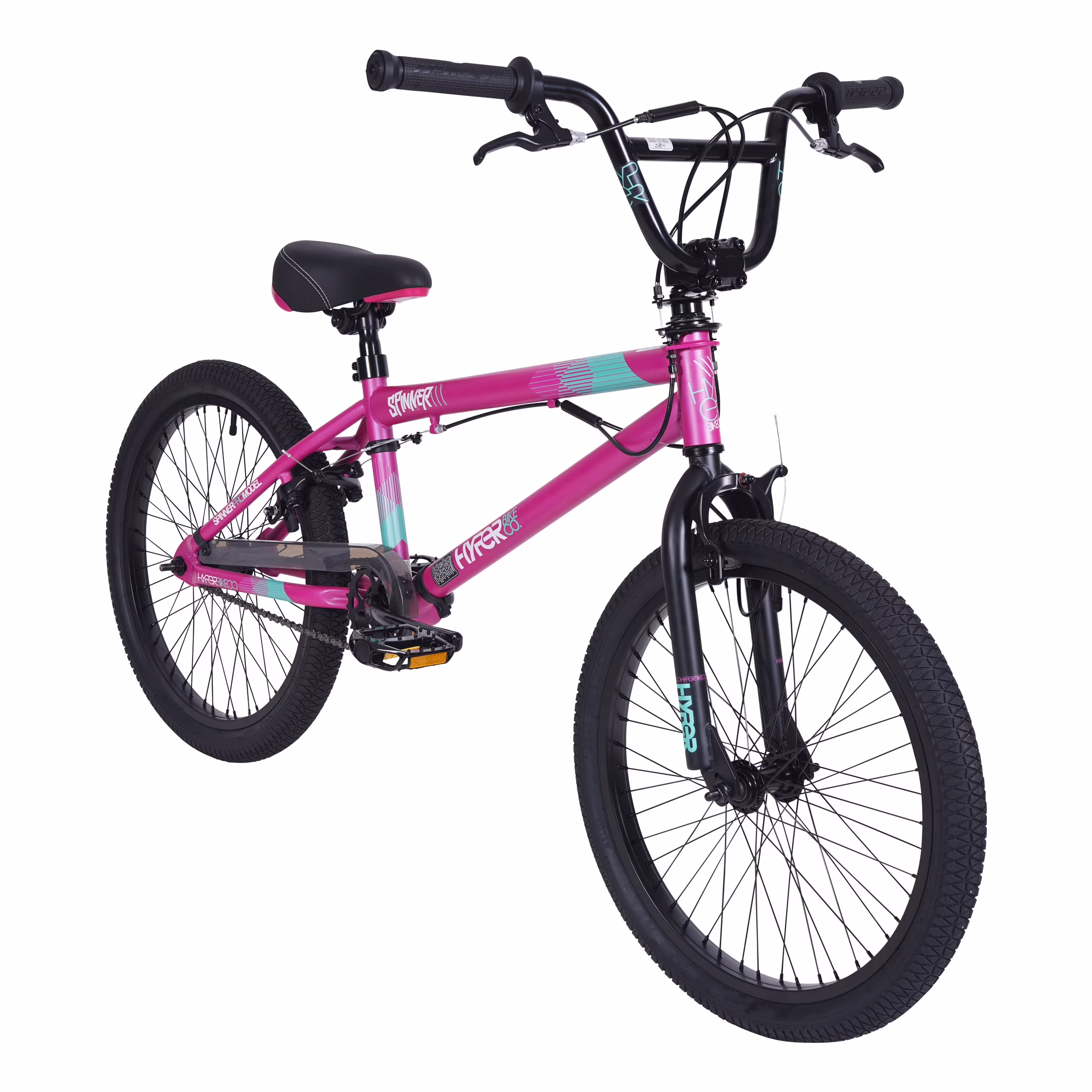 20" Hyper Bicycles Girl'S Spinner BMX Bike for Kids, Pink, Age Group 8 to 13, Child, Tween