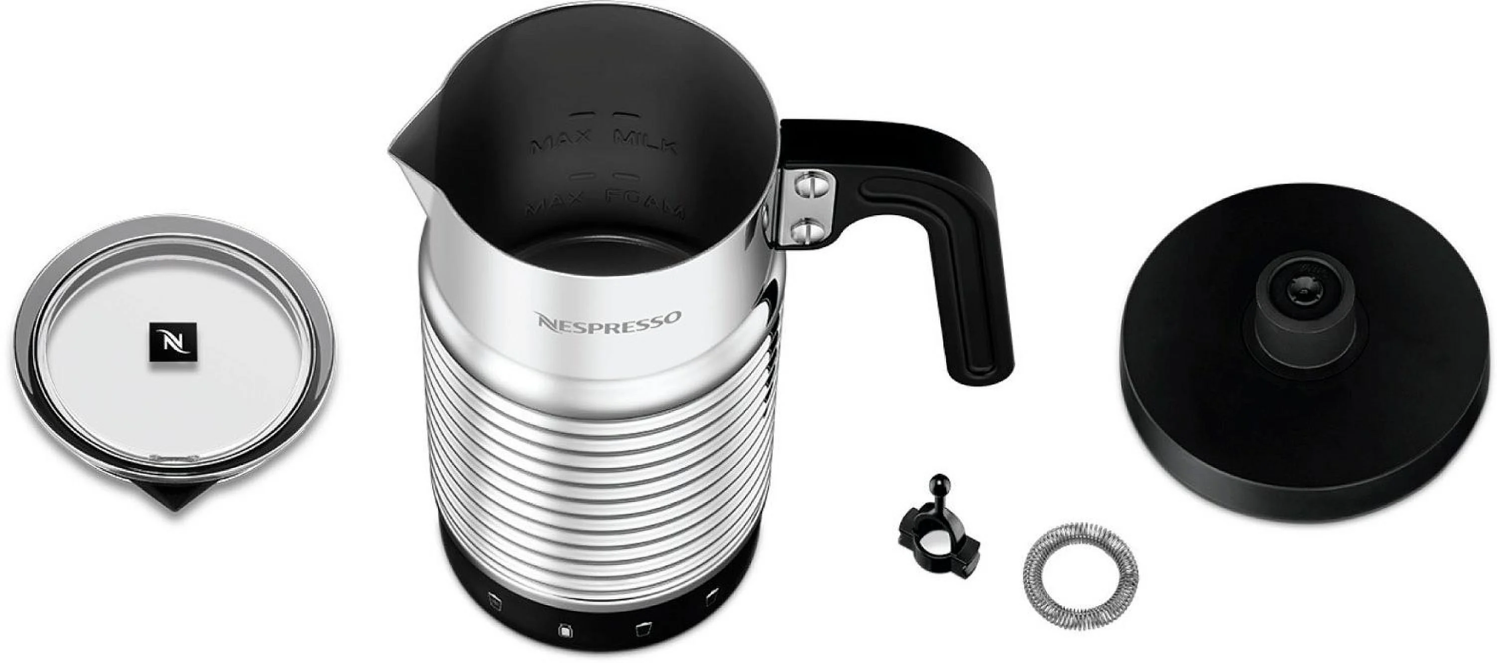 4 Milk Frother - Stainless Steel - Image 3