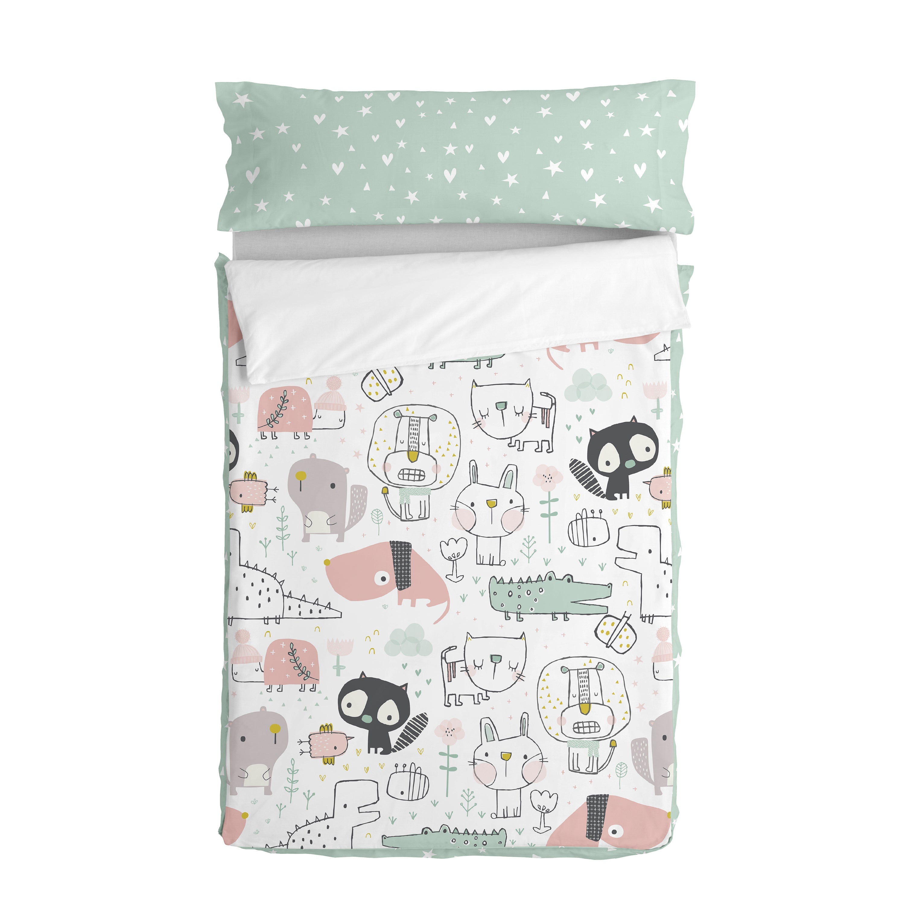 Best buddies Noordse tas Moshi Moshi, Veelkleurig, 100% Katoen (buiten