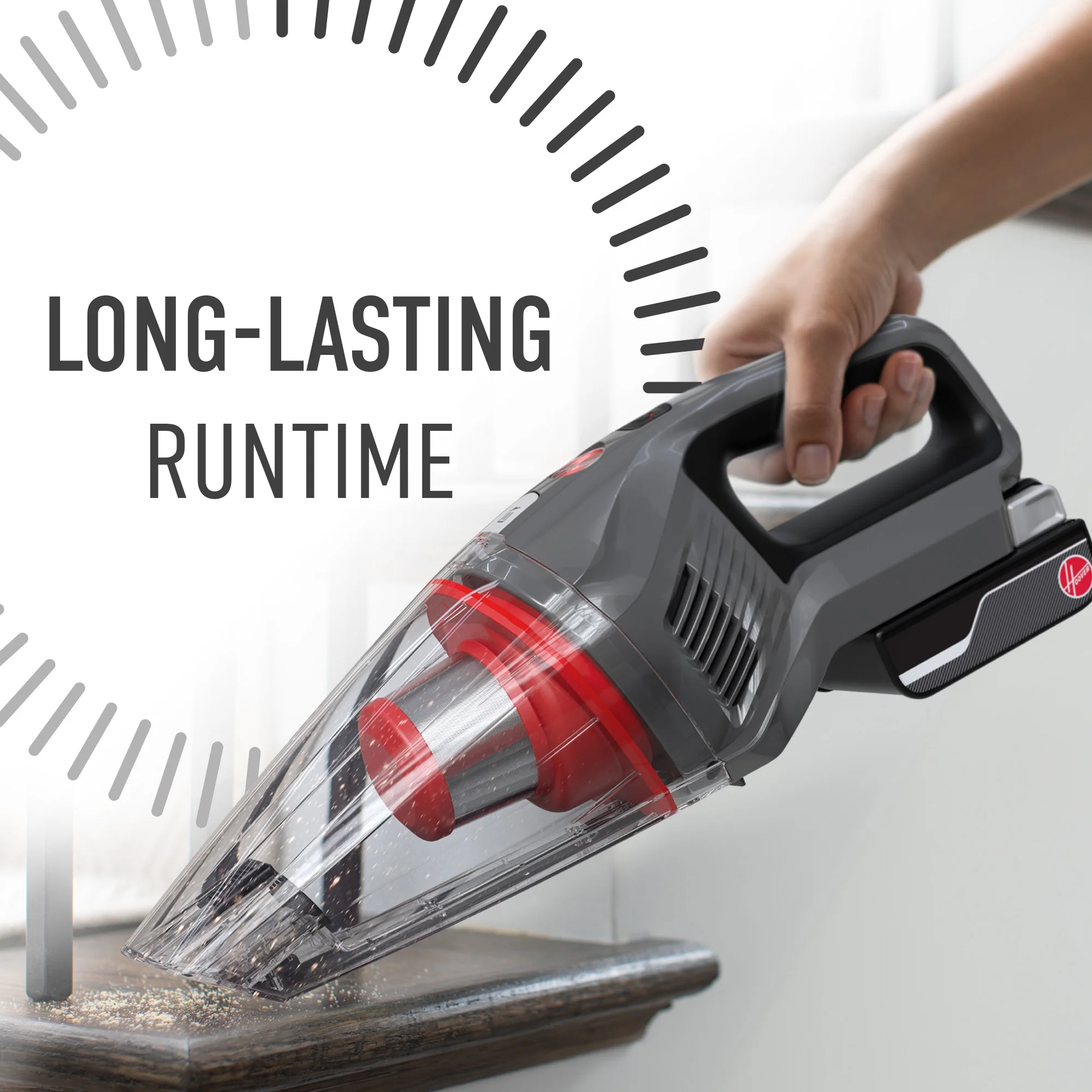 Hoover ONEPWR Evolve Pet Elite & ONEPWR Hand Vac, Upright Vacuum and Hand Vacuum Bundle, Pet Friendly, Powerful Suction, for Multi-Surfaces, BH53810V, Gray - Image 7