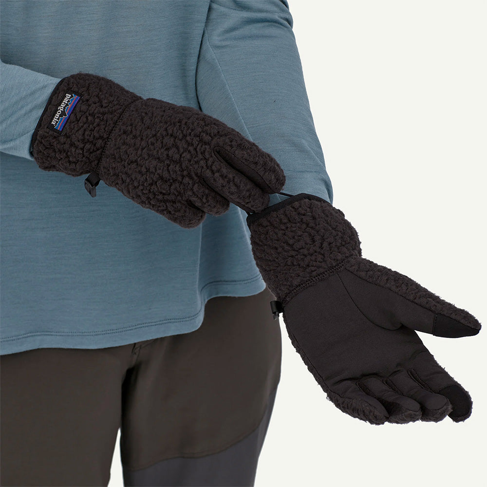 Patagonia - Gants Retro Pile - Noir