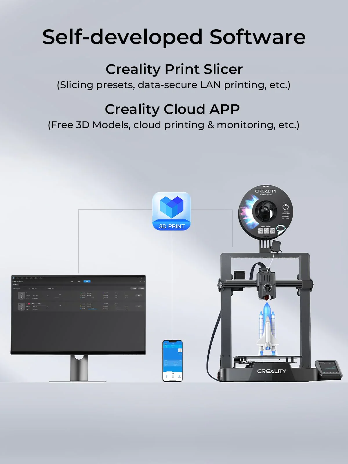 Creality Ender-3 V3 KE 3D Printer 500 mm/s High-Speed