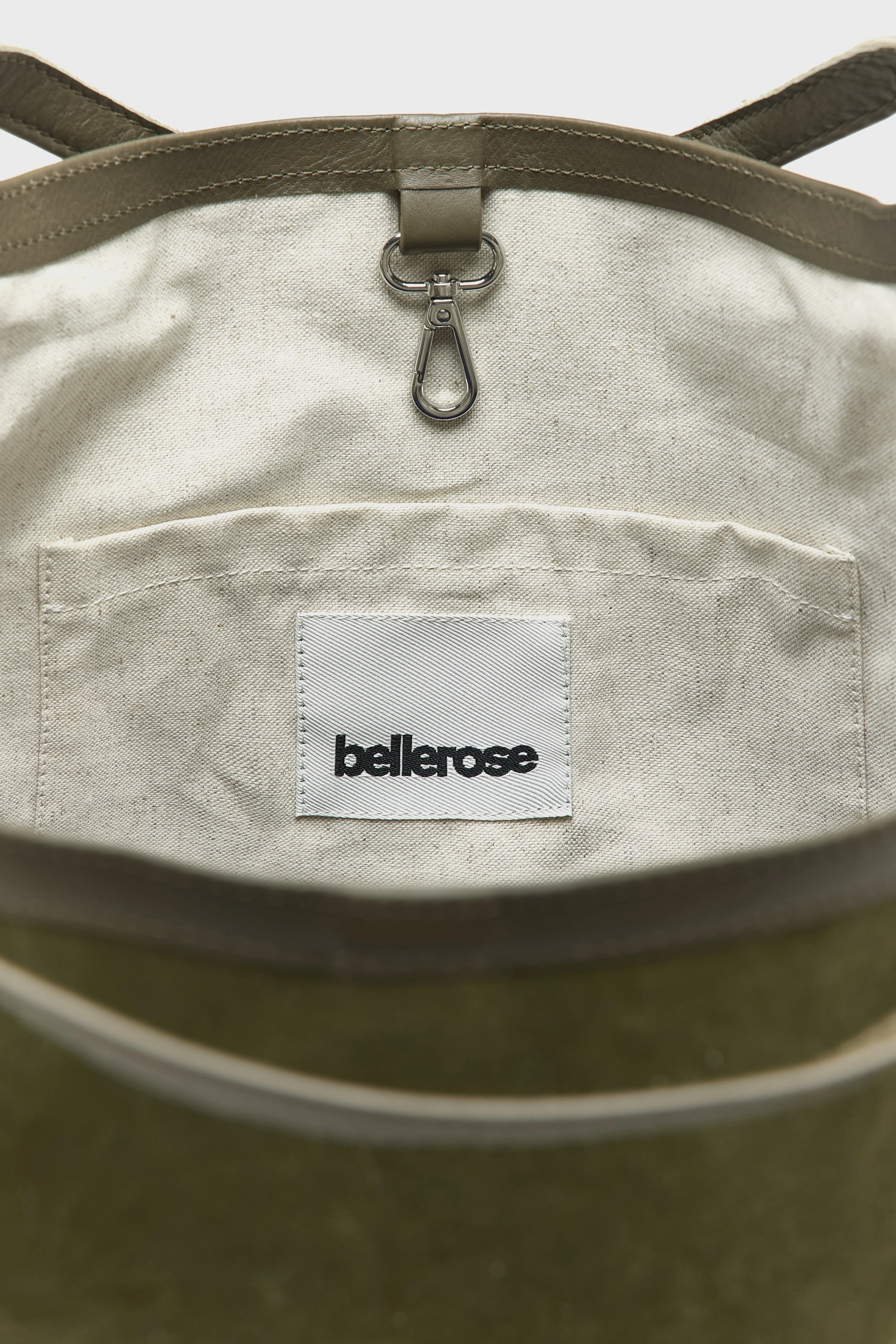Bellerose Singa canvas handbag (261 / W / OLIVE)