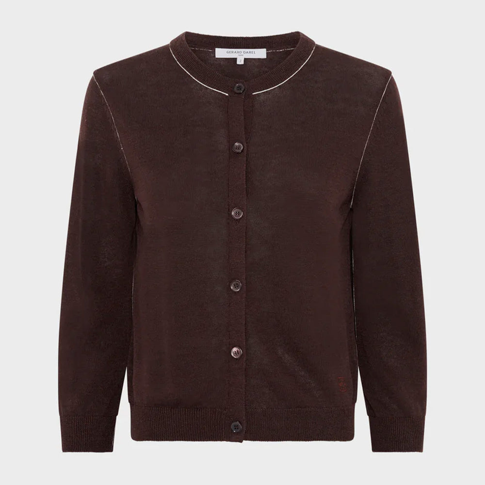 Gerard Darel - Gilet Lorys - Marron