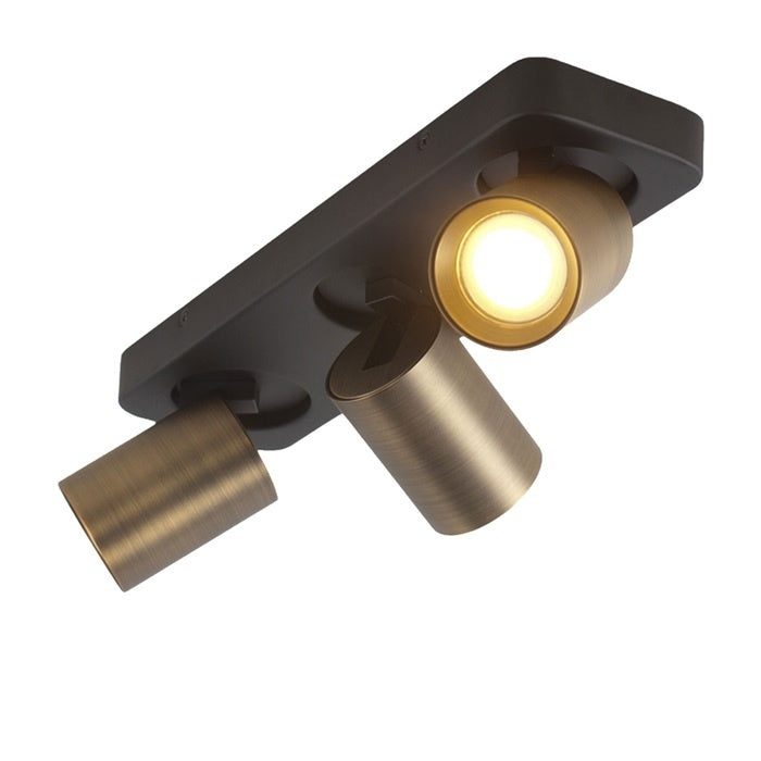 Highlight Highlight Spot Oliver Brons Zwart 3 lichts GU10 Balk