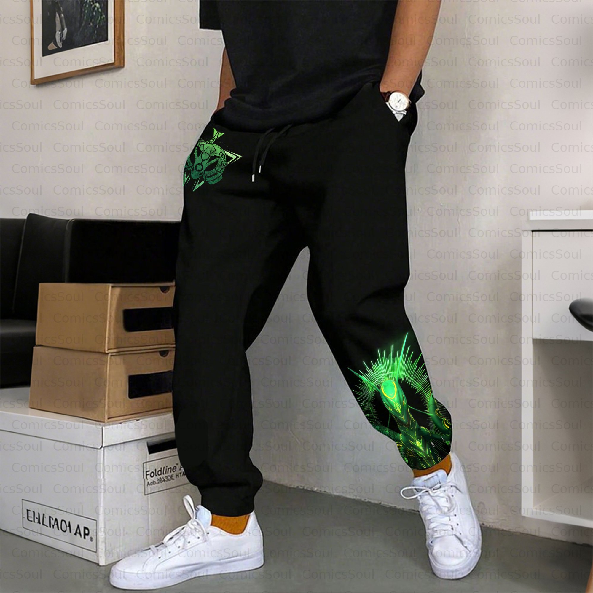 Unisex Casual Anime Streetwear Pant