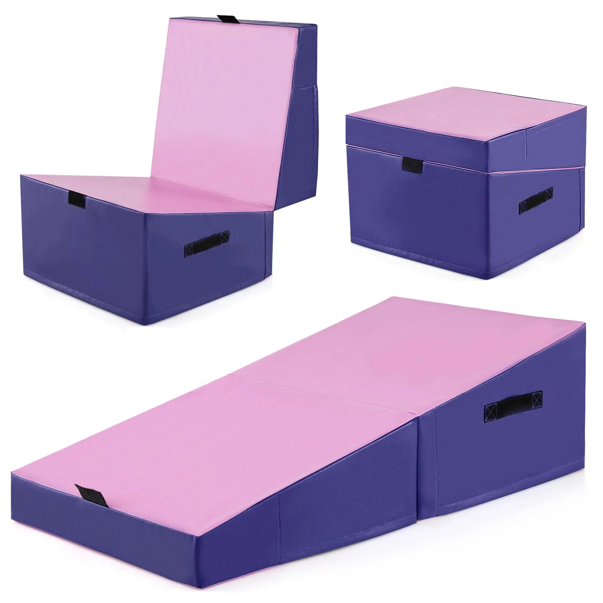 Costway Folding Gymnastics Incline Mat, 48 x 24 x 14 in - Image 11 Costway Folding Gymnastics Incline Mat, 48 x 24 x 14 in - Image 11