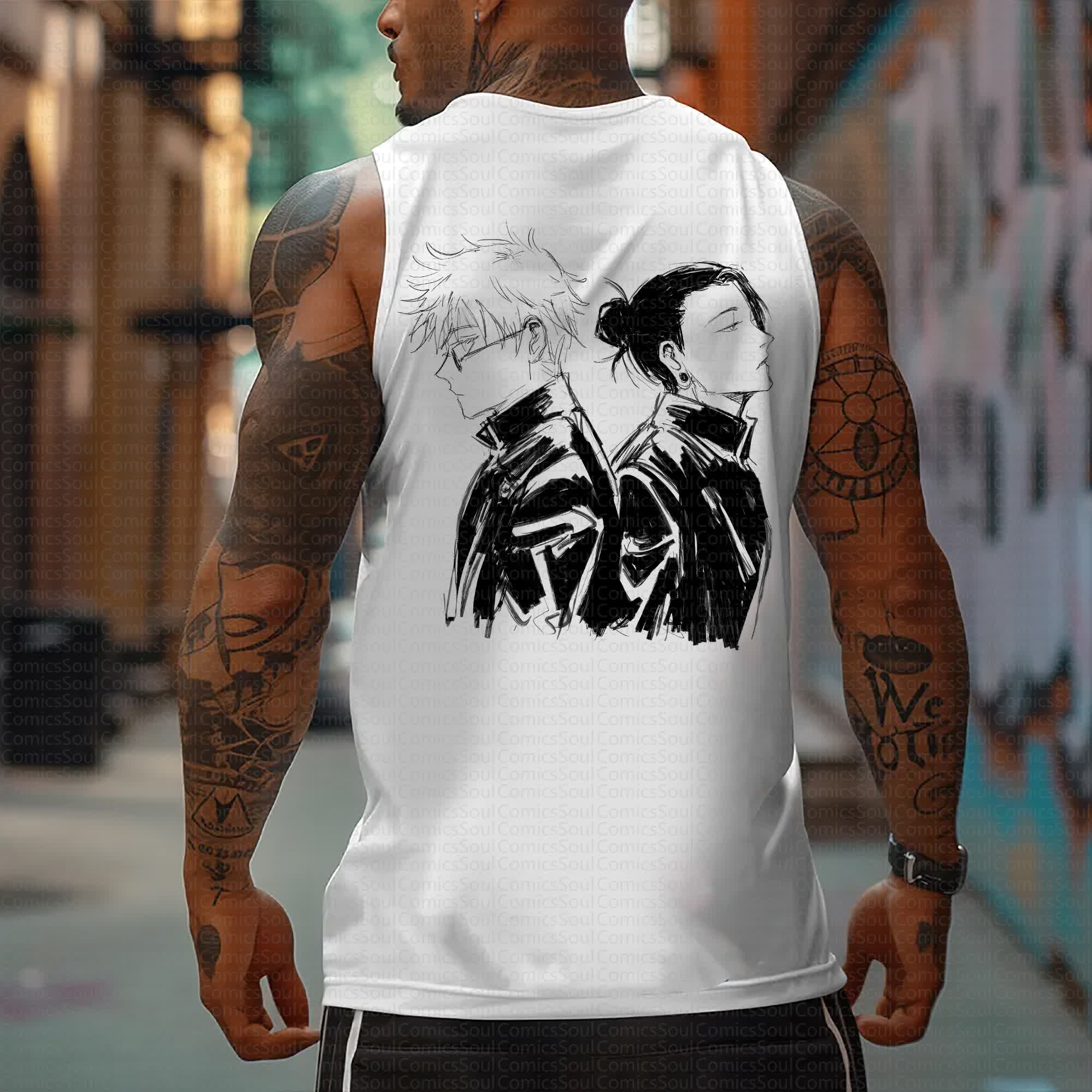 Unisex  “Comicssoul” Casual Anime  Tank Top