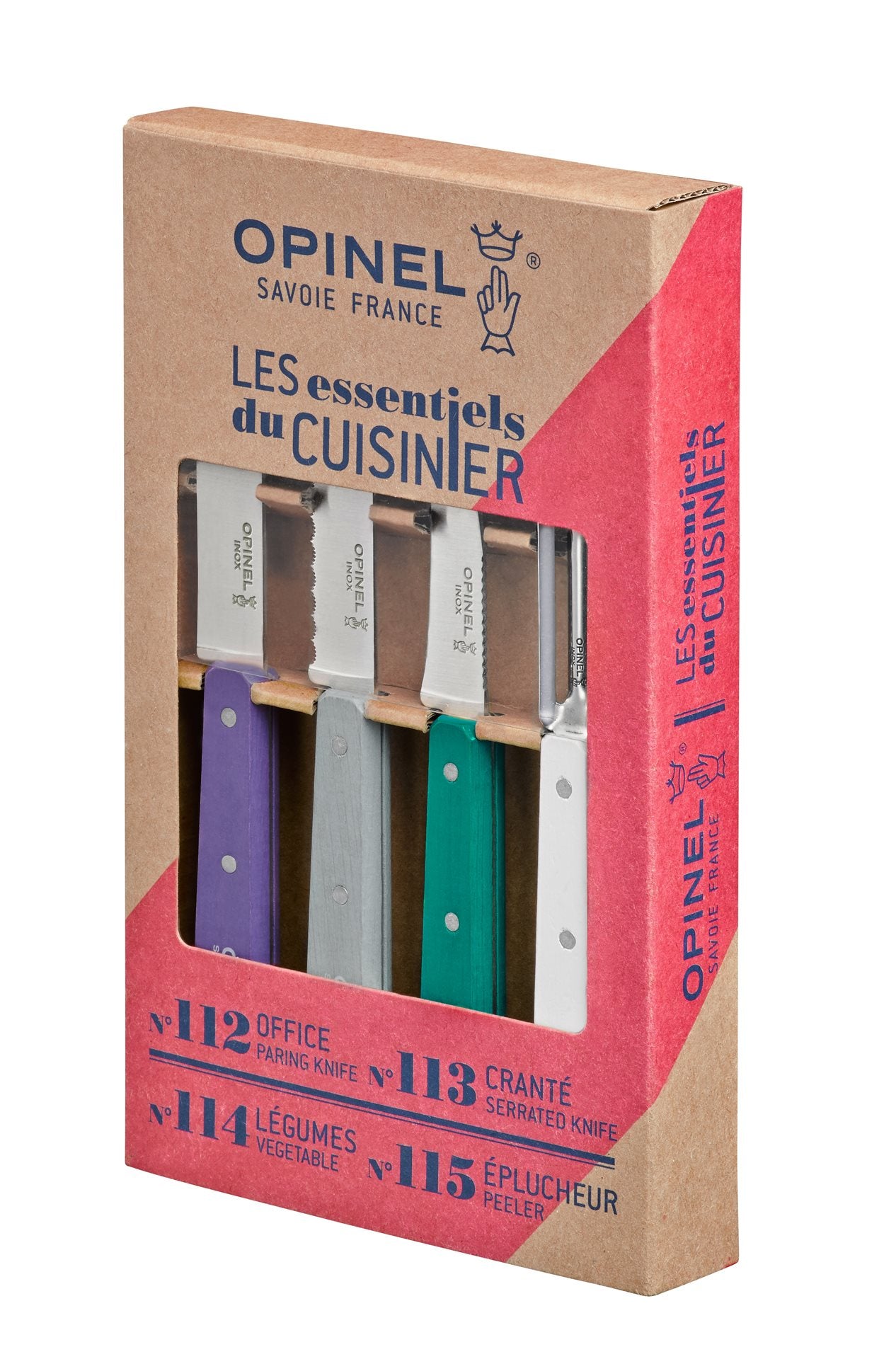 Opinel - Messenset Art Deco, 4-delig - Opinel