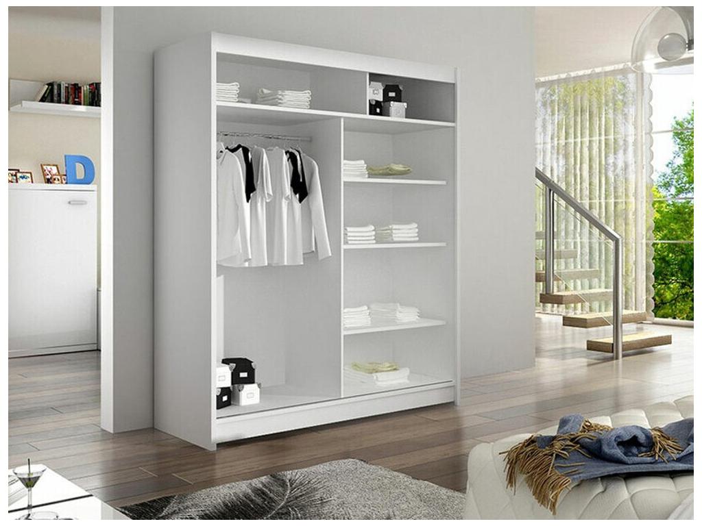 Armario Atlanta 150, Laocacasas|Roble Artisan, 200x120x58cm, Puertas de armario: Correderas