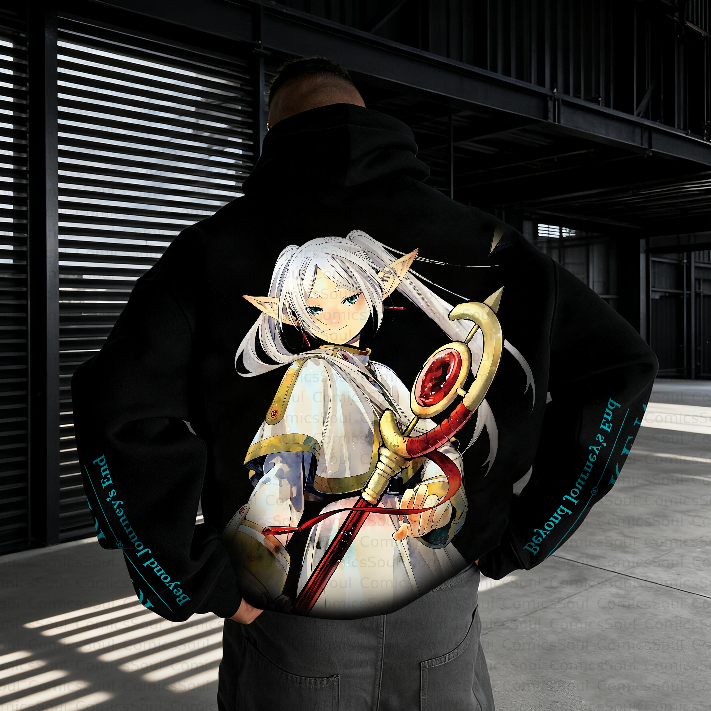 Unisex Anime Inspired Vintage Plush Hoodie