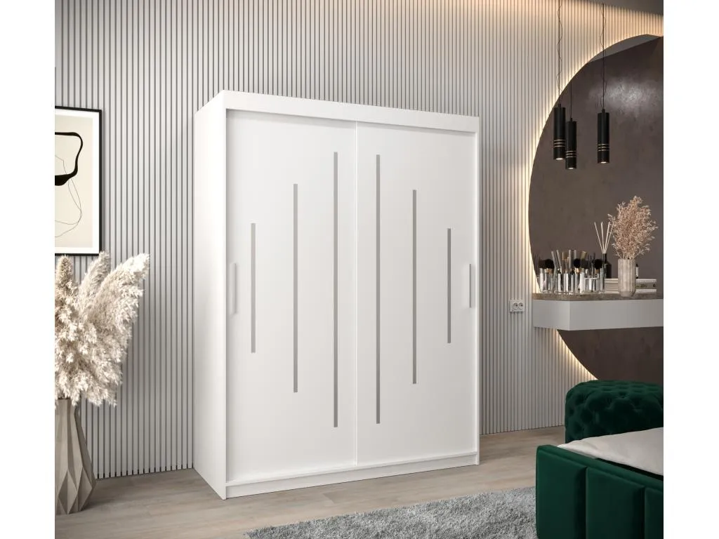 ARMARIO Jmmhogar DE PUERTAS CORREDERAS 200/150/62 2 puertas (blanco/blanco)