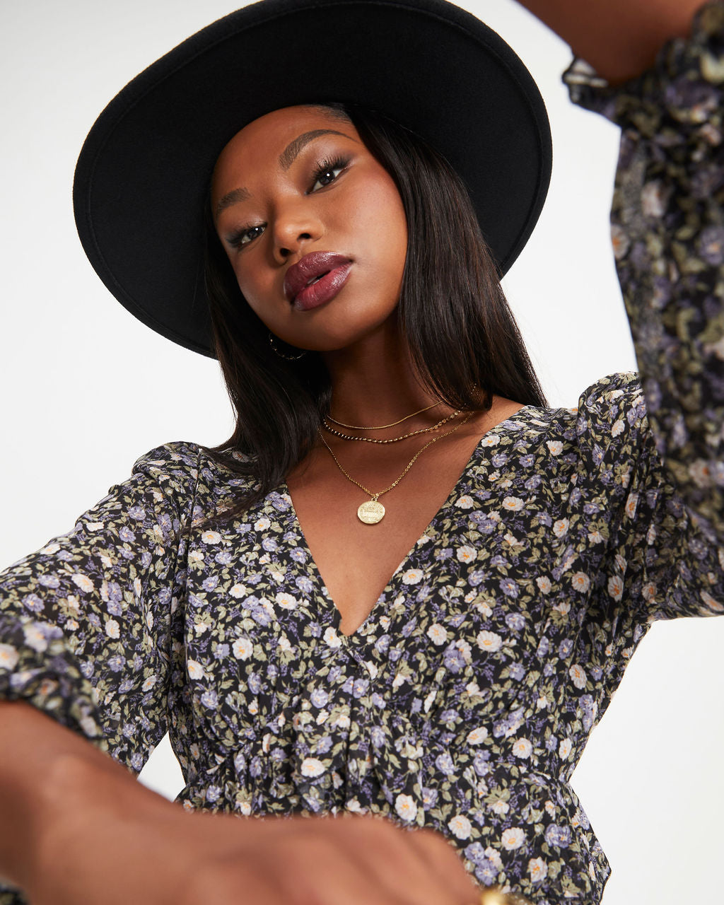 Giving Thanks Floral Ruffle Maxi Dress - Se7enfashion