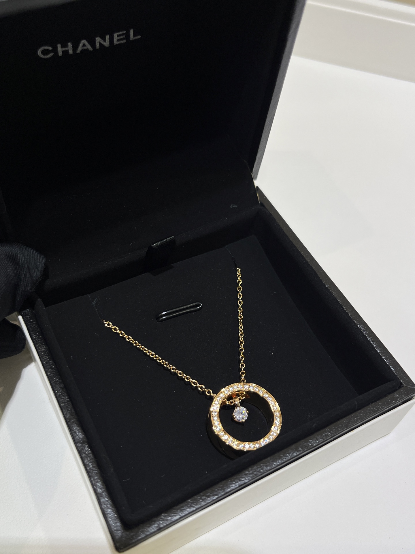 Chanel Coco Collier Necklace in Yellow Gold Color - Original Replica Club