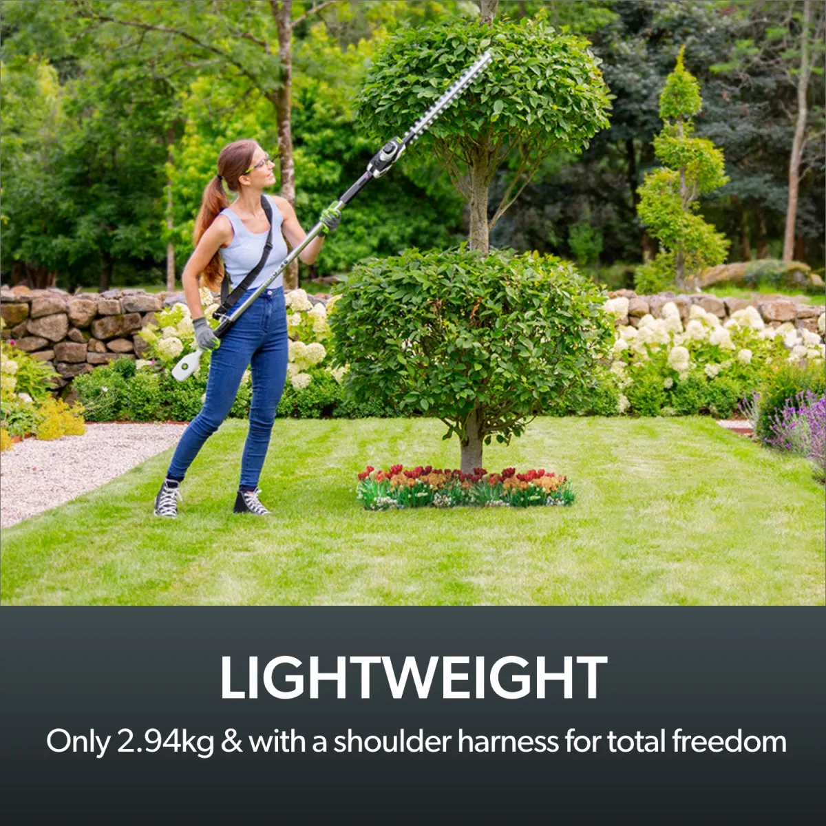 Gtech Long Reach Cordless Hedge Trimmer HT50