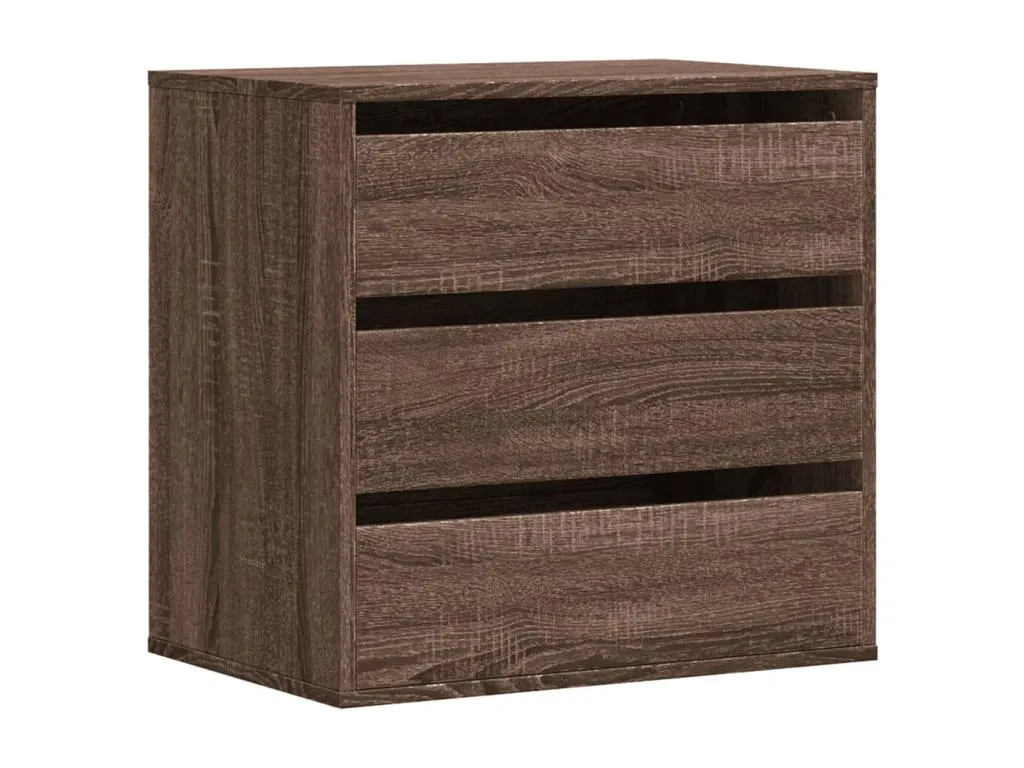 Cajonera de esquina madera ingeniería marrón roble 60x41x58 cm ptt3532858