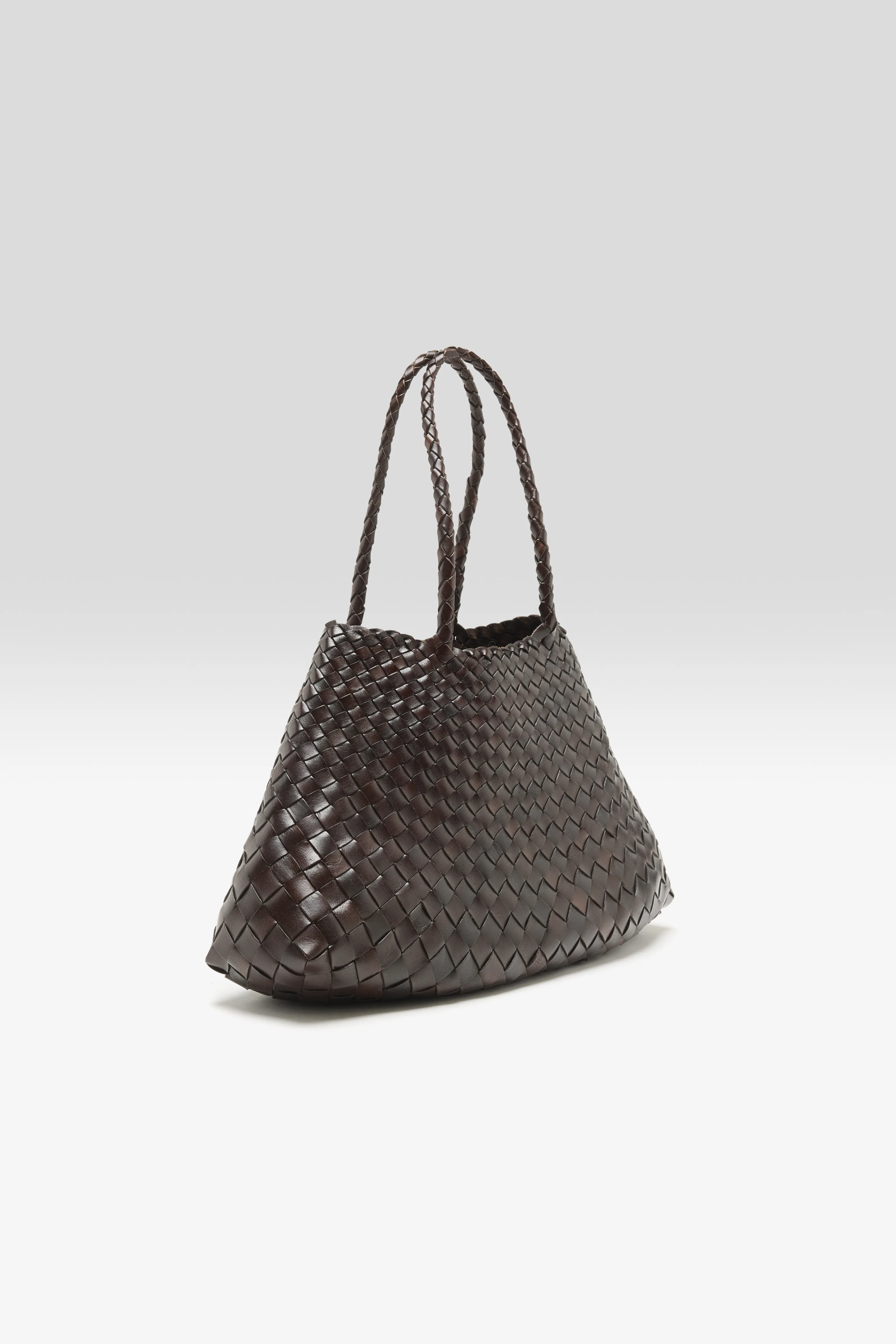 Bellerose Santa Croce Big Woven Leather Bag  (251 / W / BROWN)