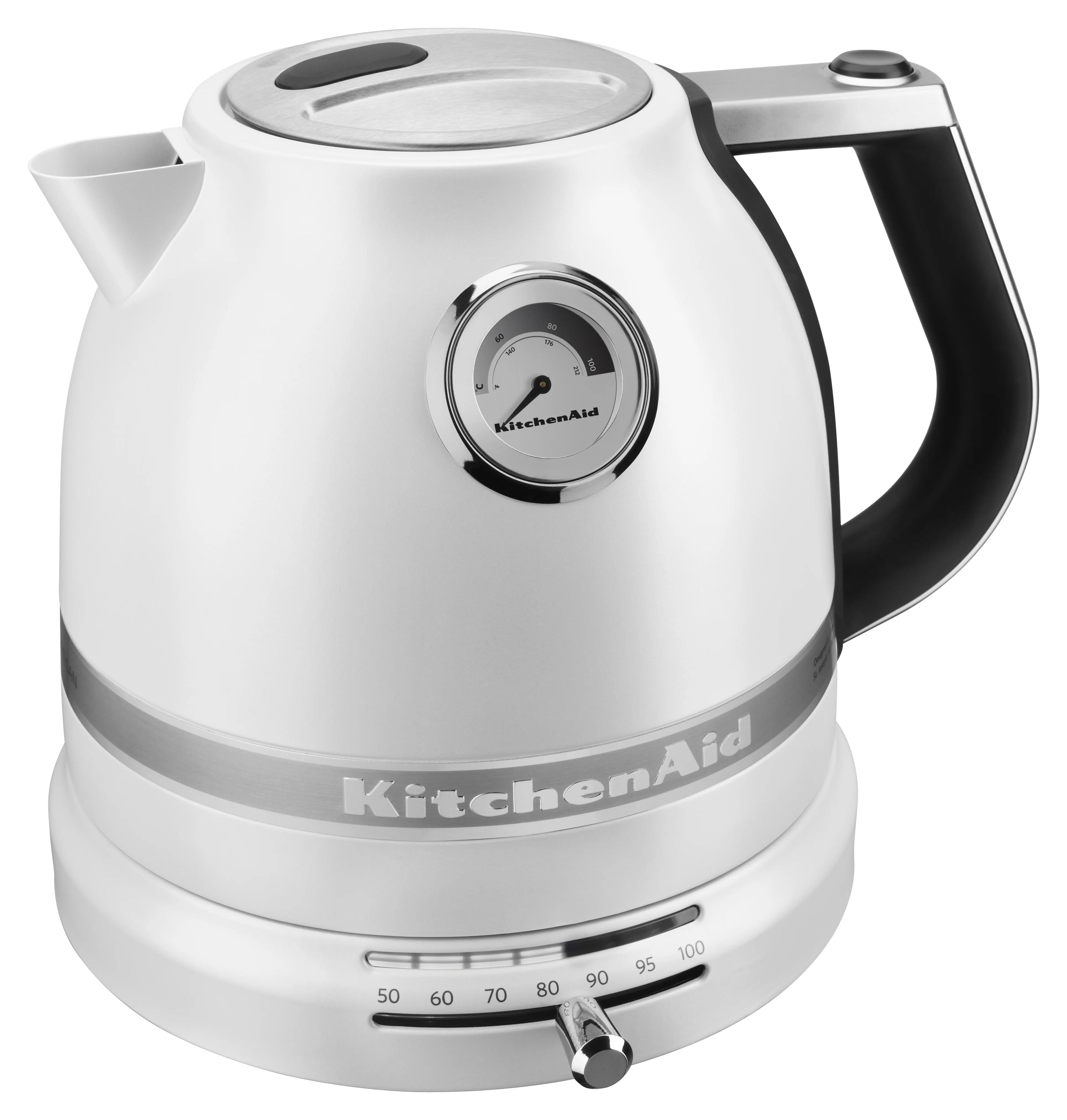 KitchenAid Pro Line Electric Water Boiler/Tea Kettle, Frosted Pearl - Image 2
