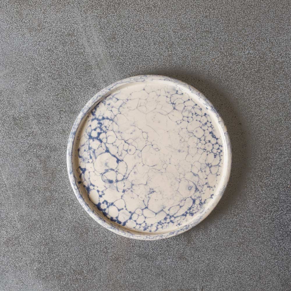 Petite assiette bulles - Bleu - Datcha