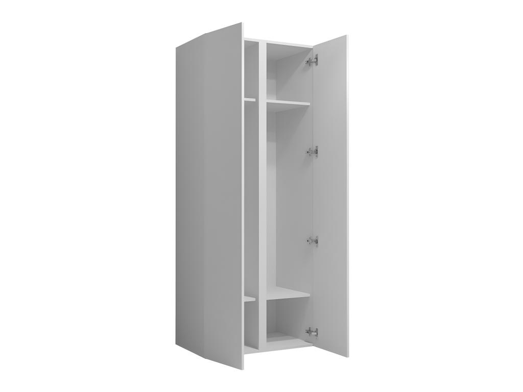 Armario Hartford 367, Grafito, 186x74x44cm, Puertas de armario: Con bisagras