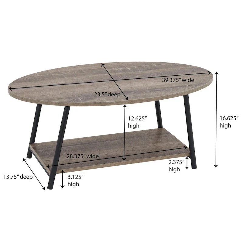 Essential Coffee Table with Storage Shelf for Your Home